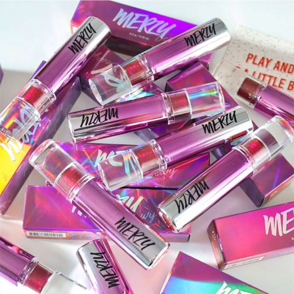 Son Tint Bóng lì mịn Merzy Aurora Dewy Tint