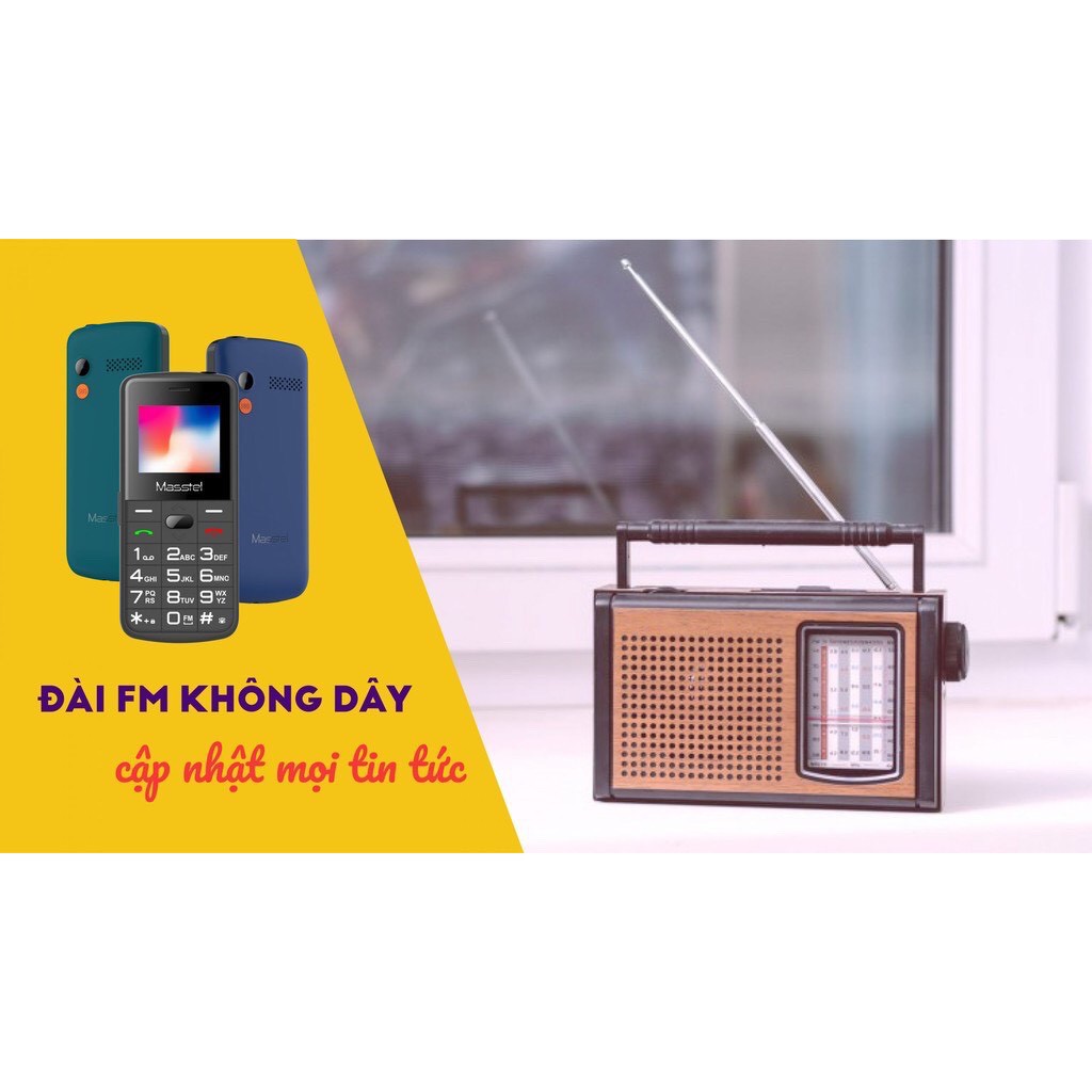 điện thoại masstel  A331, FAMI 11 (dành cho người già ) loa to, chữ to, pin siêu khỏe - mới bảo hành chính hãng 12 thán | BigBuy360 - bigbuy360.vn