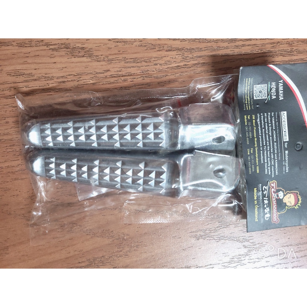 Cặp Gác chân nhôm sau xếp CNC dành cho xe HONDA và YAMAHA