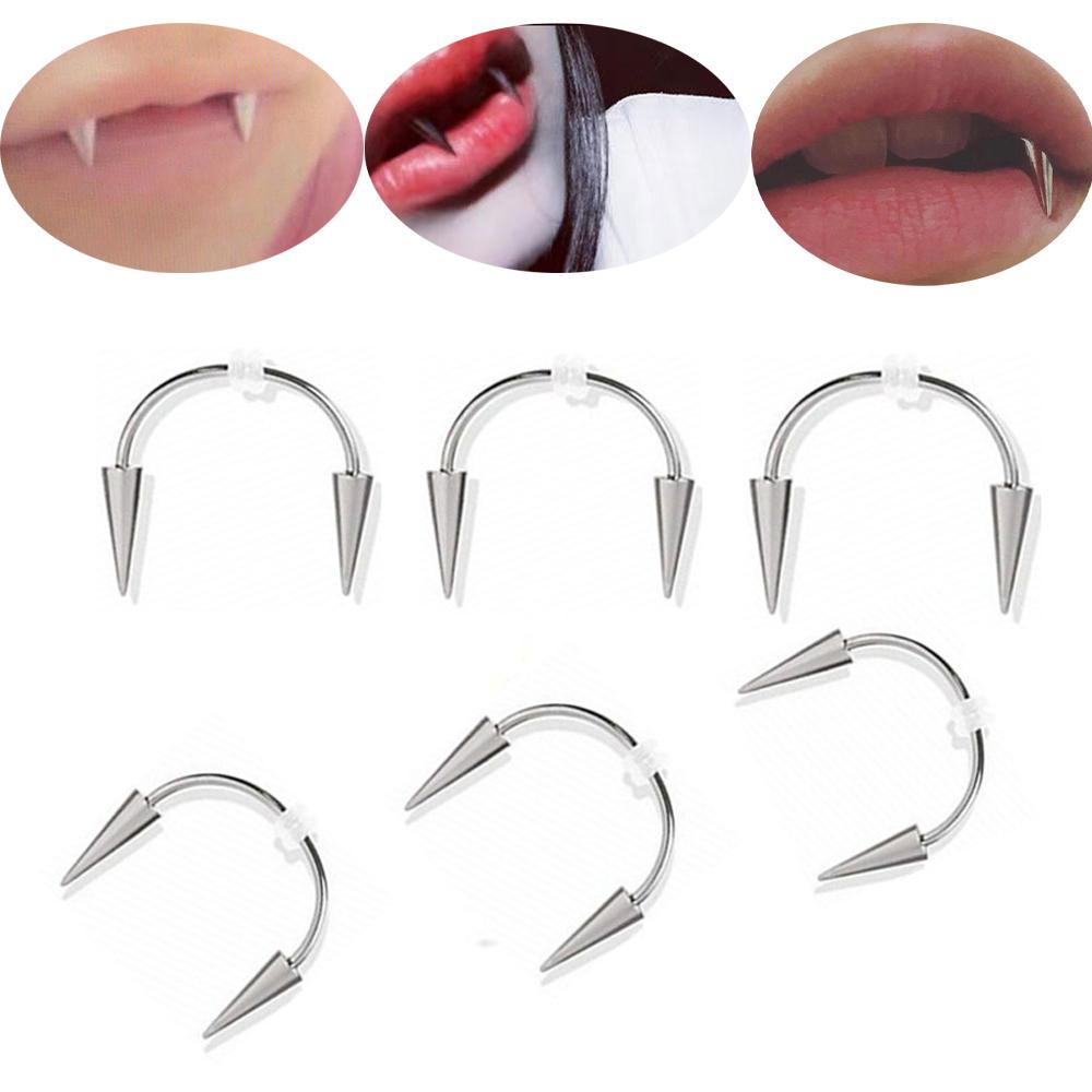 MXGOODS Khuyên Xỏ Cơ Thể Hình Đôi Môi Thời Trang