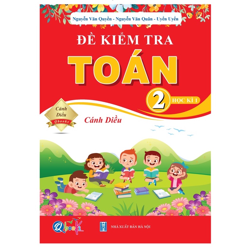 Sách - Bộ 2 quyển bài tập tuần và đề kiểm tra Toán lớp 2 học kì 1 cánh diều