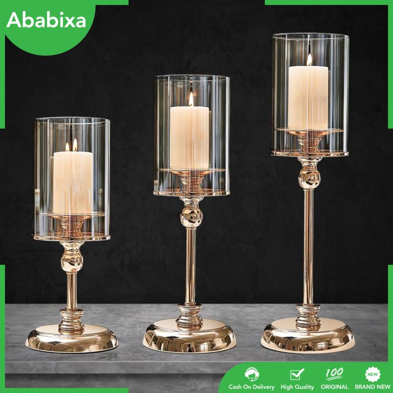 [Ababixa] Giá Đỡ Đèn Cầy Không Lửa Cho Bàn Ăn / Cà Phê - Sử Dụng Với Que Nến / Đèn Trà / Nhạt / Vàng Và Không Lửa