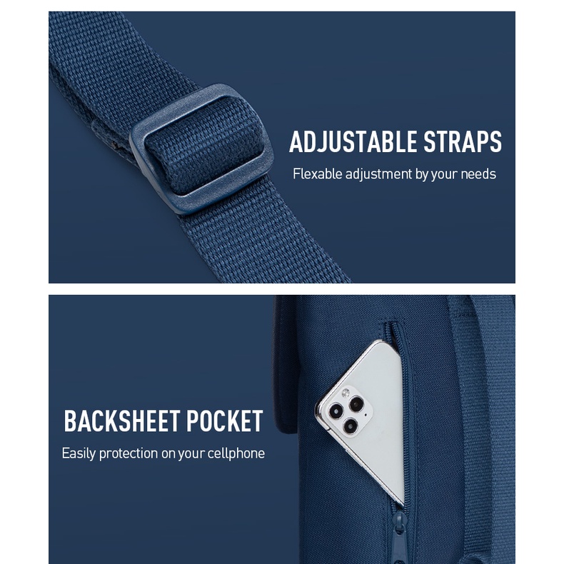 MAH OLI Ba lô máy tính xách tay chống nước bằng da Cambridge