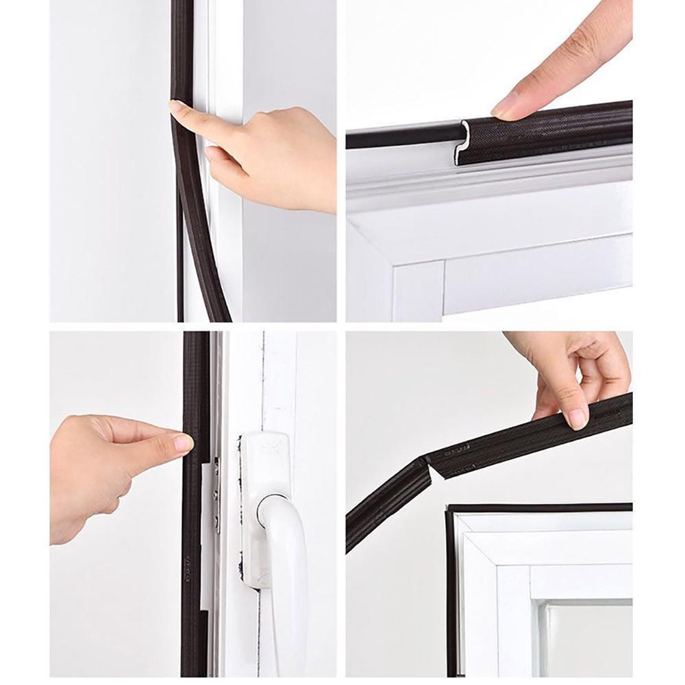 AUGUSTINA Băng Keo Xốp Dán Viền Cửa Sổ Chống Nước Chống Bụi Chống Mòn