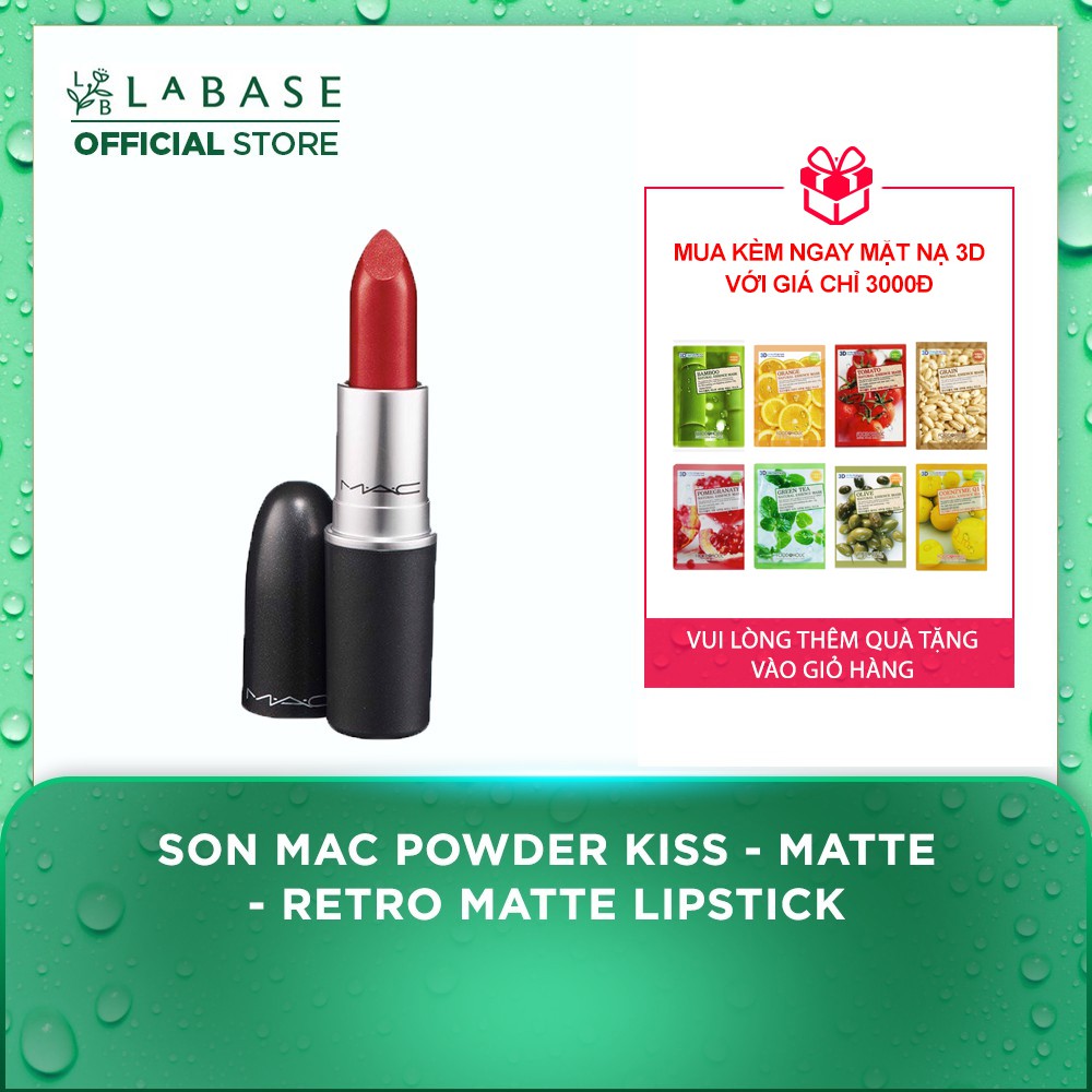 Son MAC Powder Kiss - Matte - Retro Matte Lipstick Fullsize
