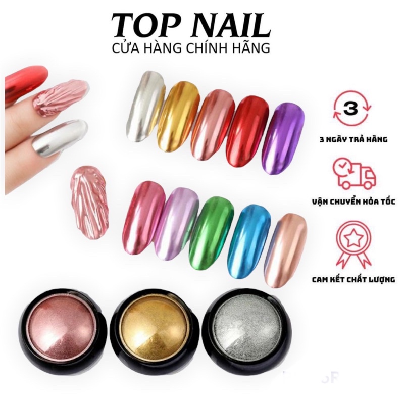 Nhũ tráng gương xịn nhiều màu,bột nhũ mịn,sáng