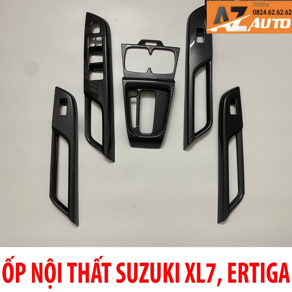 ỐP NỘI THẤT SUZUKI XL7 , VÂN CARBON CAO CẤP