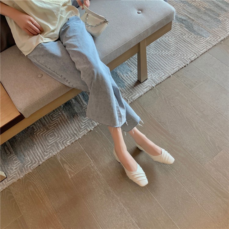 Giày cao gót nữ 5 phân Mina Pumps Heels dáng búp bê bít mũi đế vuông mũi vuông bAimée &amp; bAmor - MS1704