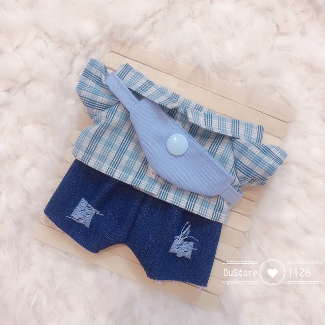[Ord] Bộ sơ mi xanh