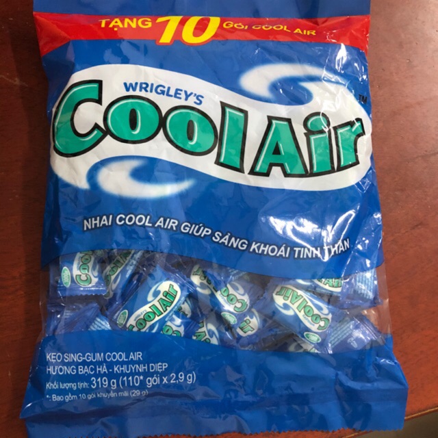 Kẹo singum CoolAir 100 viên Khuyến Mãi 10 Viên