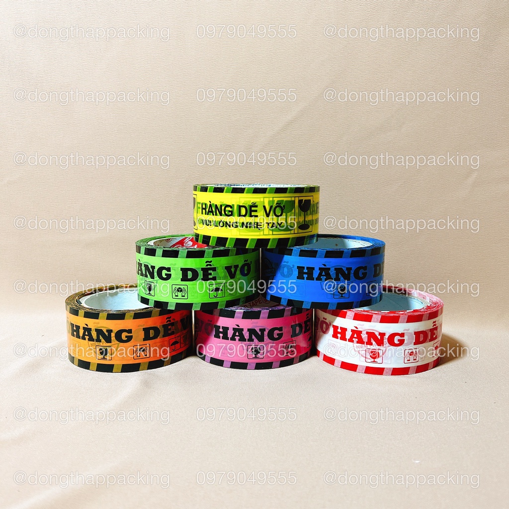 1 CÂY 6 CUỘN BĂNG KEO HÀNG DỄ VỠ