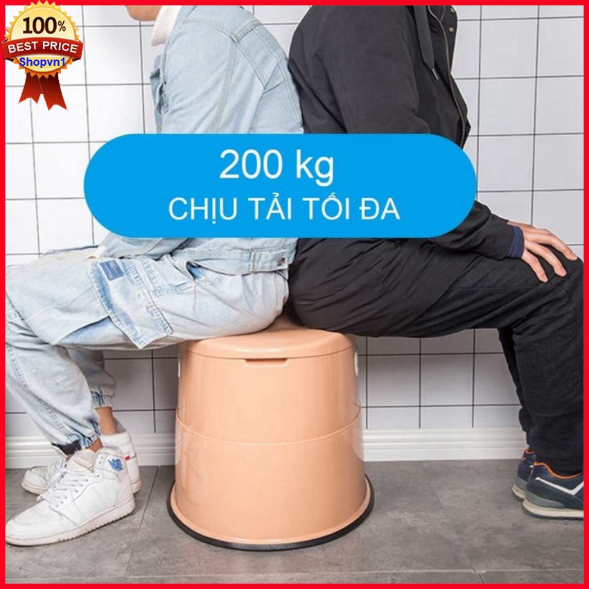 Bô Vệ Sinh Cho người cao tuổi, bà bầu mới sinh khó đi lại Toilet Di Động Nhựa Cao Cấp