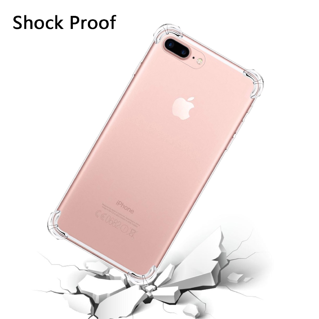Vỏ chống rơi case For iPhone 6 6S Plus 6  7 8 7+ 8+ Vỏ bảo vệ X XS XR Xs Max transparent Ốp lưng | BigBuy360 - bigbuy360.vn