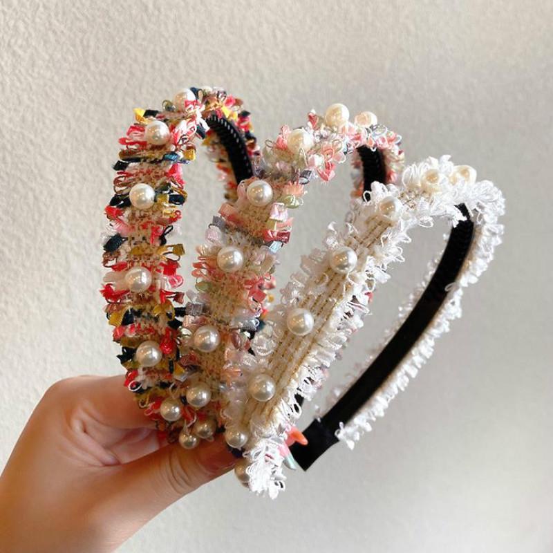 Băng Đô Đính Ngọc Trai Phong Cách Hàn Quốc Dành Cho Nữ