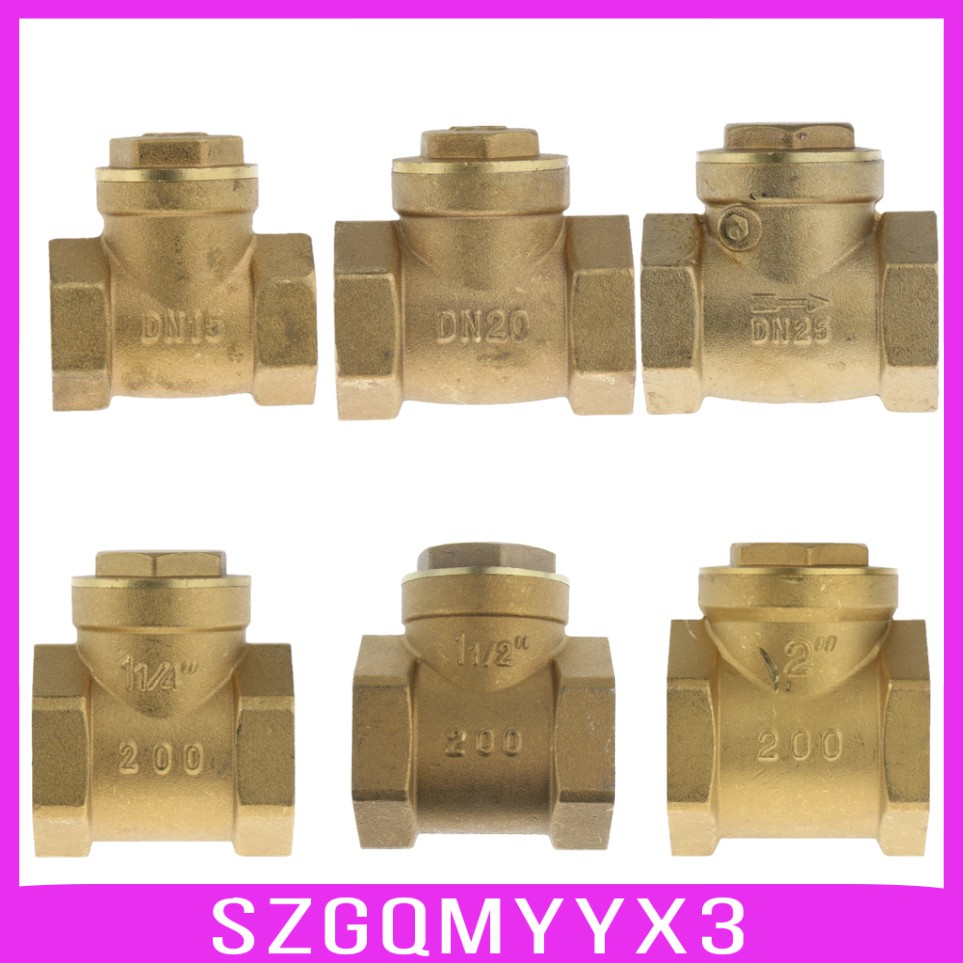 Van Kiểm Tra Một Chiều DN15- 1-2 inch Bằng Đồng Thau Chuyên Dụng Cho Nhà Vệ Sinh