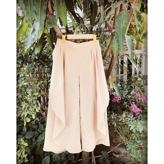 Quần linen culottes 2 lớp xoè