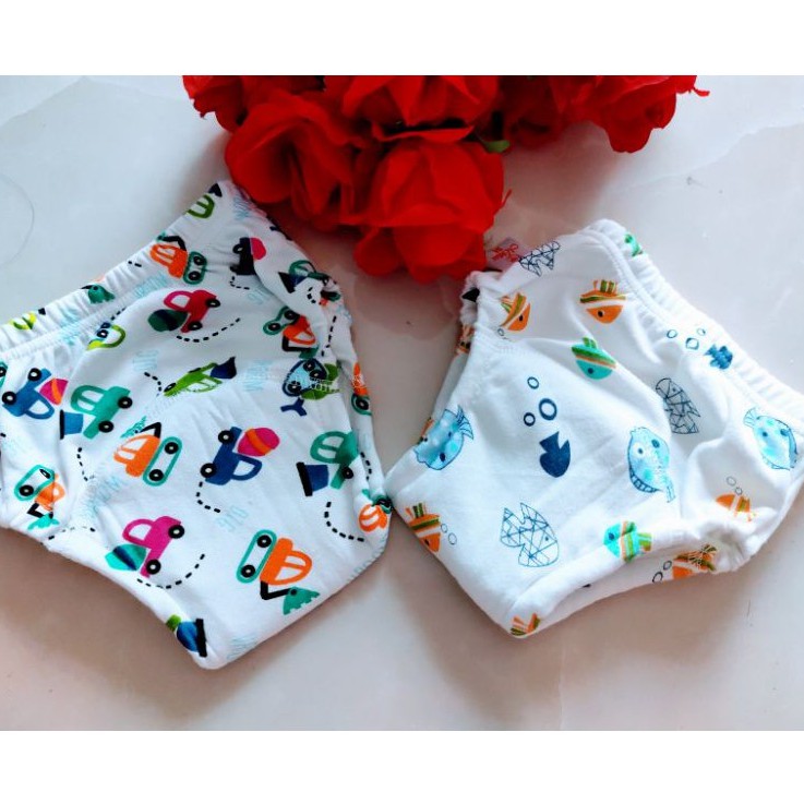 Quần bỏ bỉm 6 lớp cho bé từ 5-17kg Size S / M / L