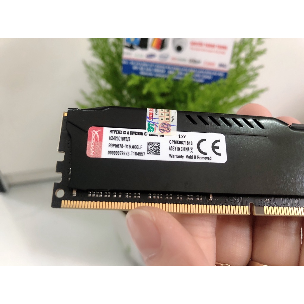 Ram PC - Ram máy tính bàn Kingston DDR4 4GB, 8GB Bus 2133, 2400, 2666Mhz - Mới FullBox 100% Bảo hành 36 Tháng (1 đổi 1)