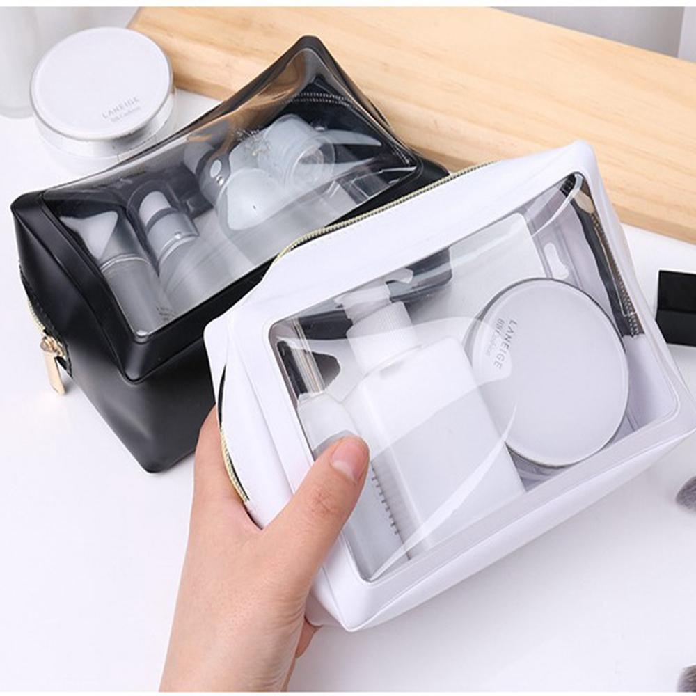 Túi Đựng Mỹ Phẩm DAPHS Bằng PVC Trong Suốt Chống Thấm Nước Có Khóa Kéo Tiện