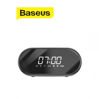 Mua Loa không dây Bluetooth 4.2 Baseus dung lượng 1500mAh tích hợp đồng hồ báo thức dạng Led thời gian sử dụng khoảng 6 giờ