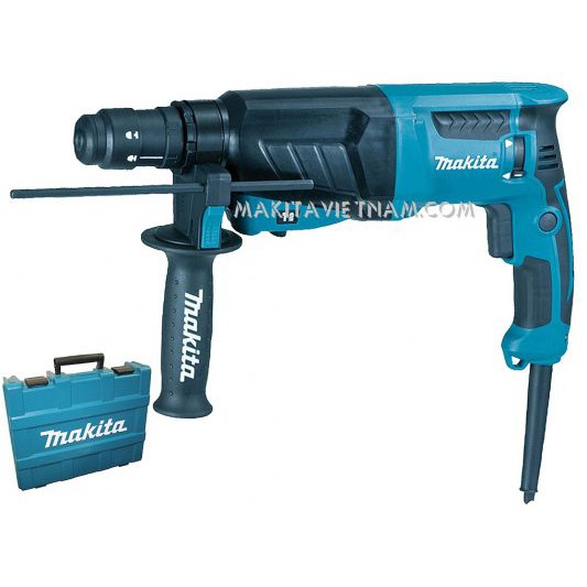 Máy khoan bê tông Makita HR2630 ( Có kèm tay cầm, thước canh độ sâu )