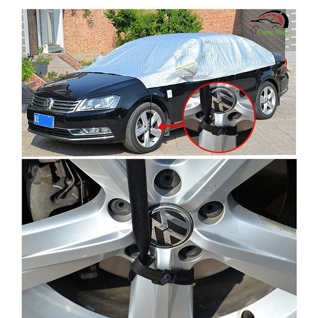 Bạt che nửa ô tô 3 lớp cho xe 5 chỗ và 7 chỗ