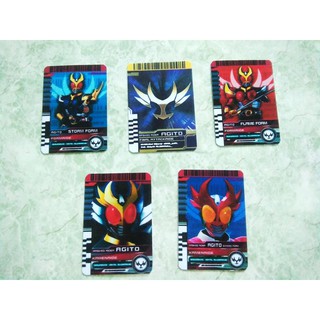Bán lẻ 5 thẻ Kamen Rider Agito - KamiShop - Kamen Rider Card