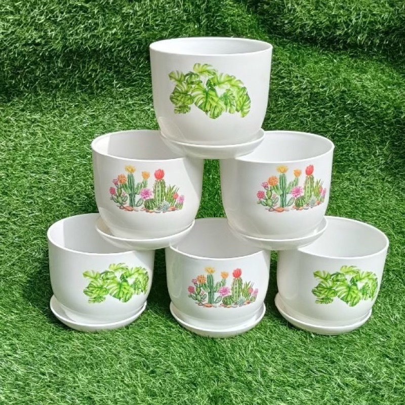 Chậu nhựa mini trồng sen đá , chậu nhựa mini, để bàn cao cấp dày dặn