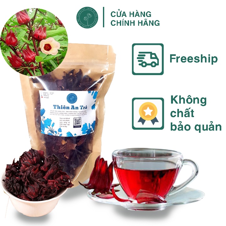 Trà atiso đỏ hoa dâm bụt sây khô vị chua ngọt thanh mát 50g - 200g