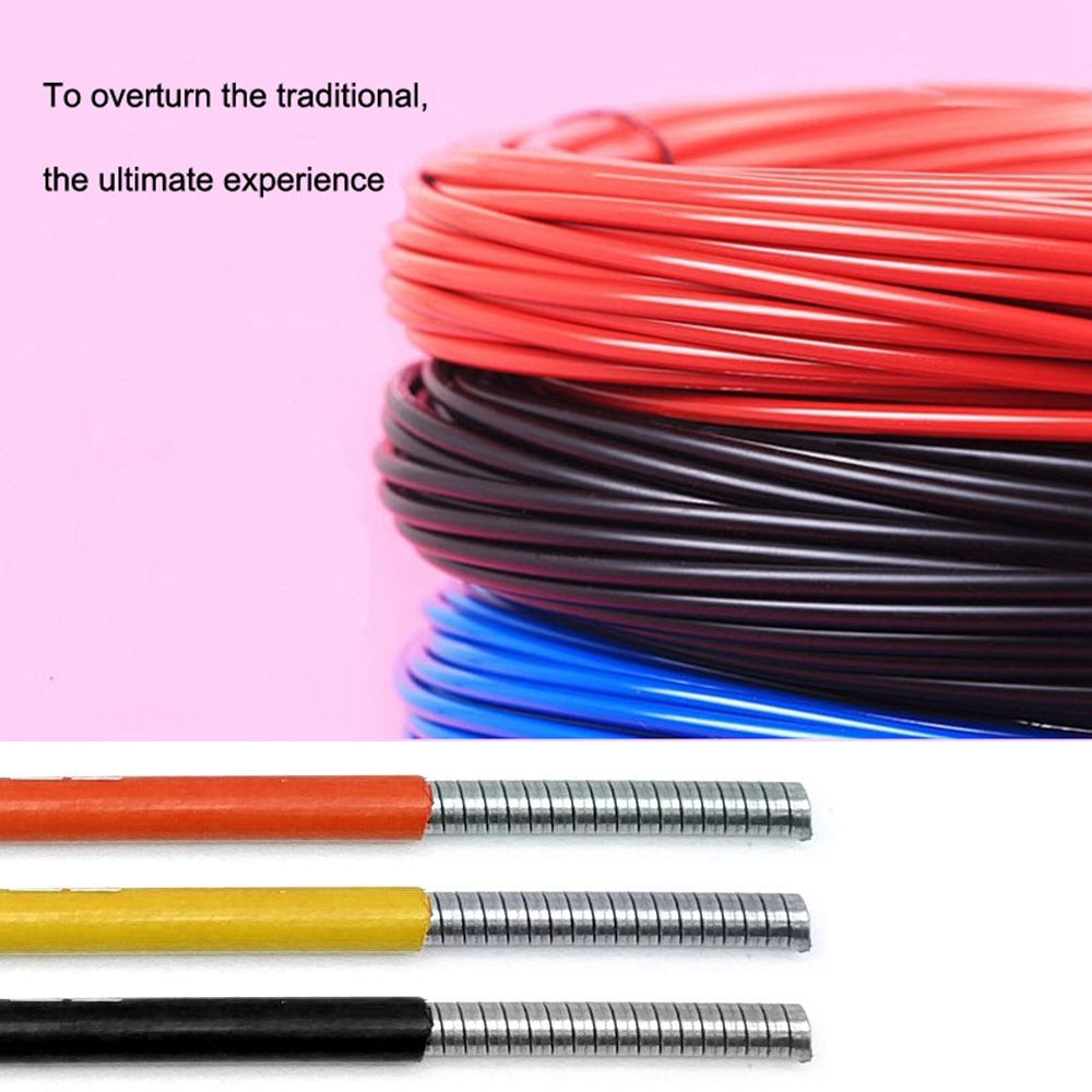 Dây phanh 1/ 2/ 3m 6 màu 4mm/ 5mm cho xe đạp leo núi