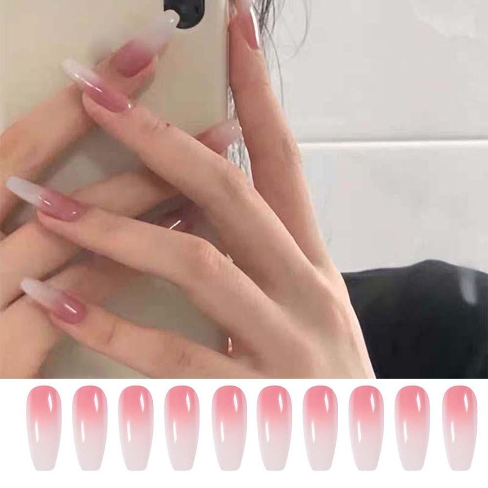 Móng Tay Giả Coffin Dài Có Thể Tháo Rời Che Phủ Toàn Diện
