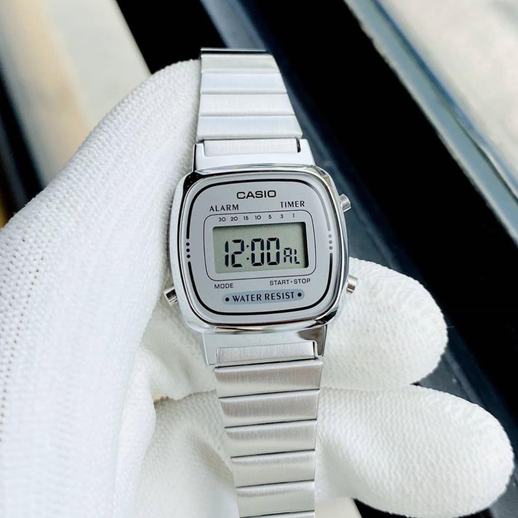 Đồng hồ NỮ Casio LA670W máy Nhật Hiển thị số Chống nước sang trọng  - Haizz.shop