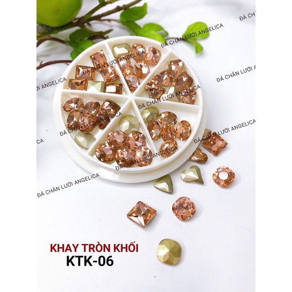 Đá khối đủ mẫu 1 set có 36 viên kèm khay