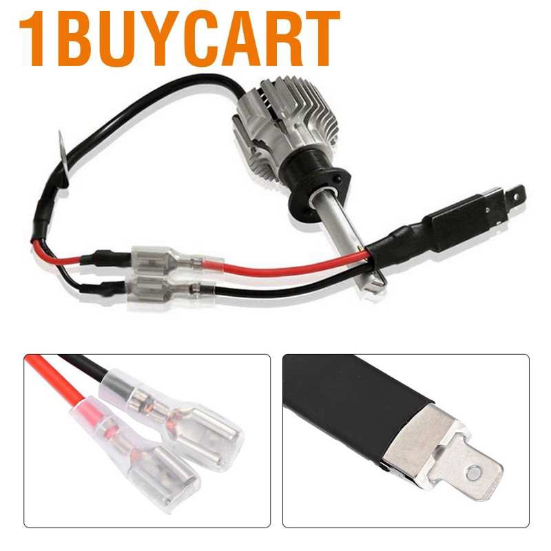 Bộ 2 dây cáp nối đèn LED H1 cho xe ô tô