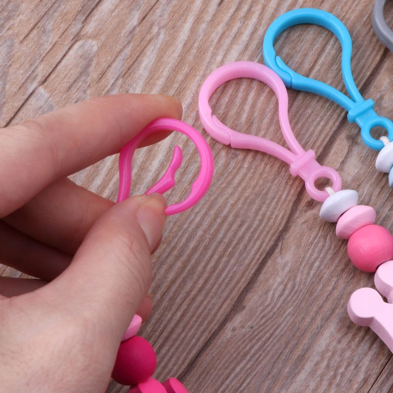 Dây đeo núm ti giả họa tiết gấu hoạt hình dễ thương cho bé