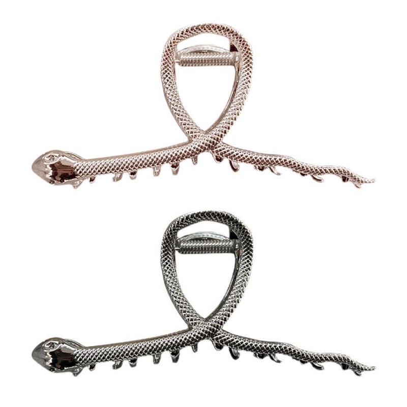 Kẹp Tóc Càng Cua Dạng Rắn Bằng Hợp Kim Chống Trượt Chắc Chắn