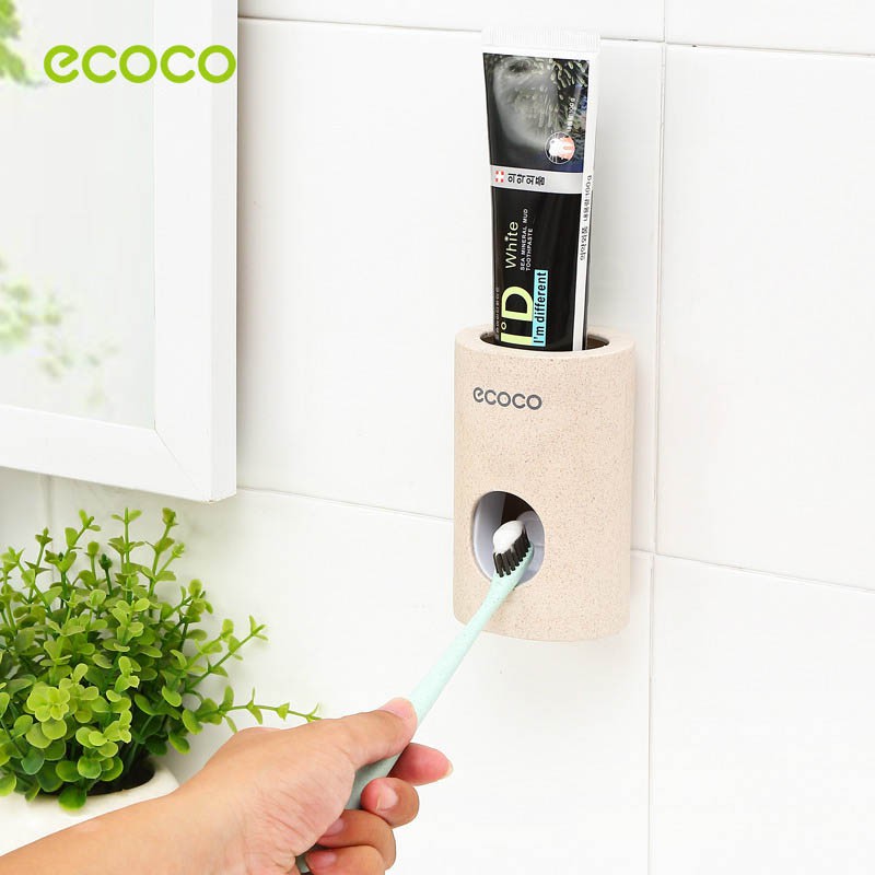 Kệ nhả kem đánh răng, Máy ép kem đánh răng tự động Ecoco (lúa mì) - E1703