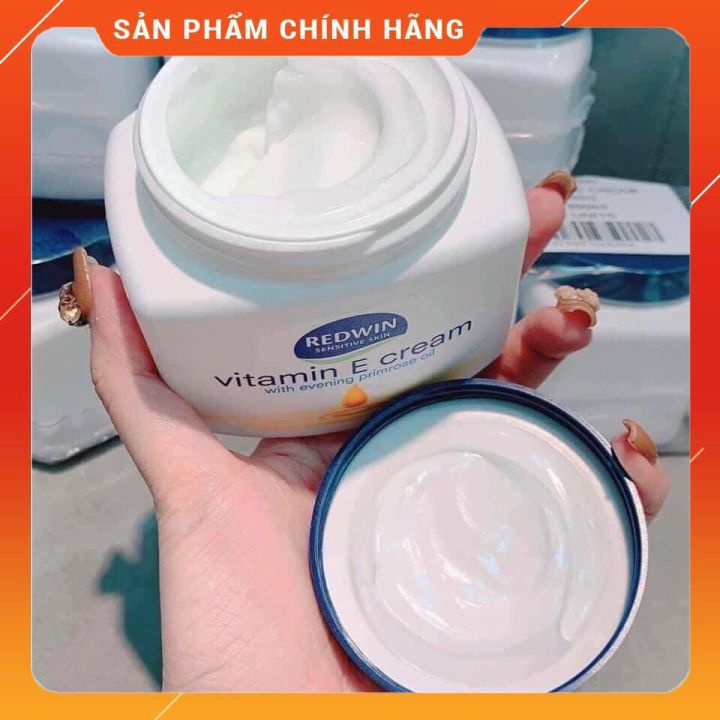 Kem Dưỡng Ẩm Redwin Vitamin E Cream 300g Úc Chính Hãng - Giúp Dưỡng Da Mặt Hết Khô, Nứt Nẻ