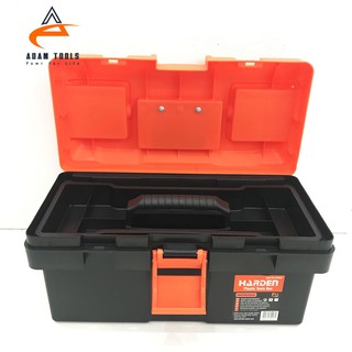 Hàng chính hãng - Hộp đựng đồ nghề 2 tầng chính hãng Harden- nhựa dày dặn, hộp to tiện dụng