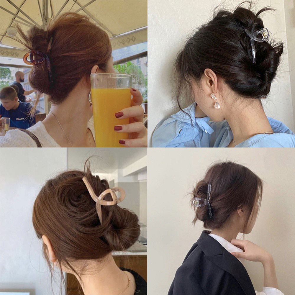 Kẹp tóc càng cua chống trượt kiểu dáng thanh lịch cho nữ