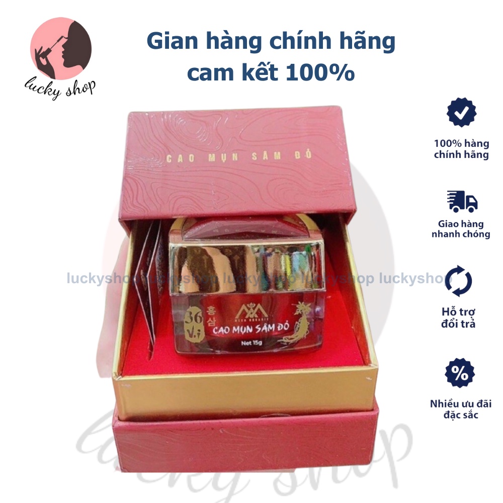 [ chính hãng ] Cao mụn sâm đỏ 36 vị 15gr