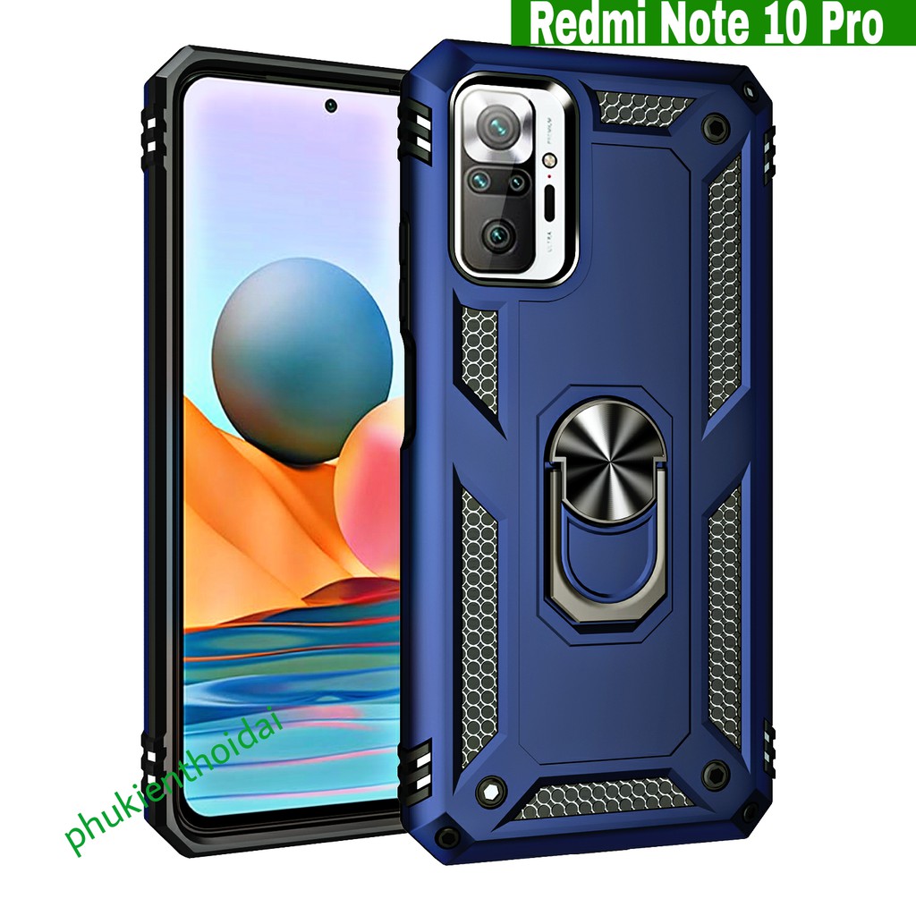 ỐP REDMI NOTE 10 PRO QUÂN ĐỘI IRING CHỐNG SỐC NHẪN HÚT Ô TÔ GIÁ ĐỠ XEM PHIM