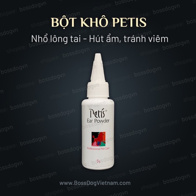 Bột nhổ lông tai cho chó mèo Petis