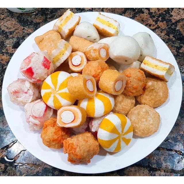 100g bánh bao răng mực Lacusina (màu tím)