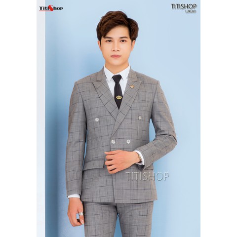 Áo Vest Nam Titishop AVN269 Luxury 6 Nút