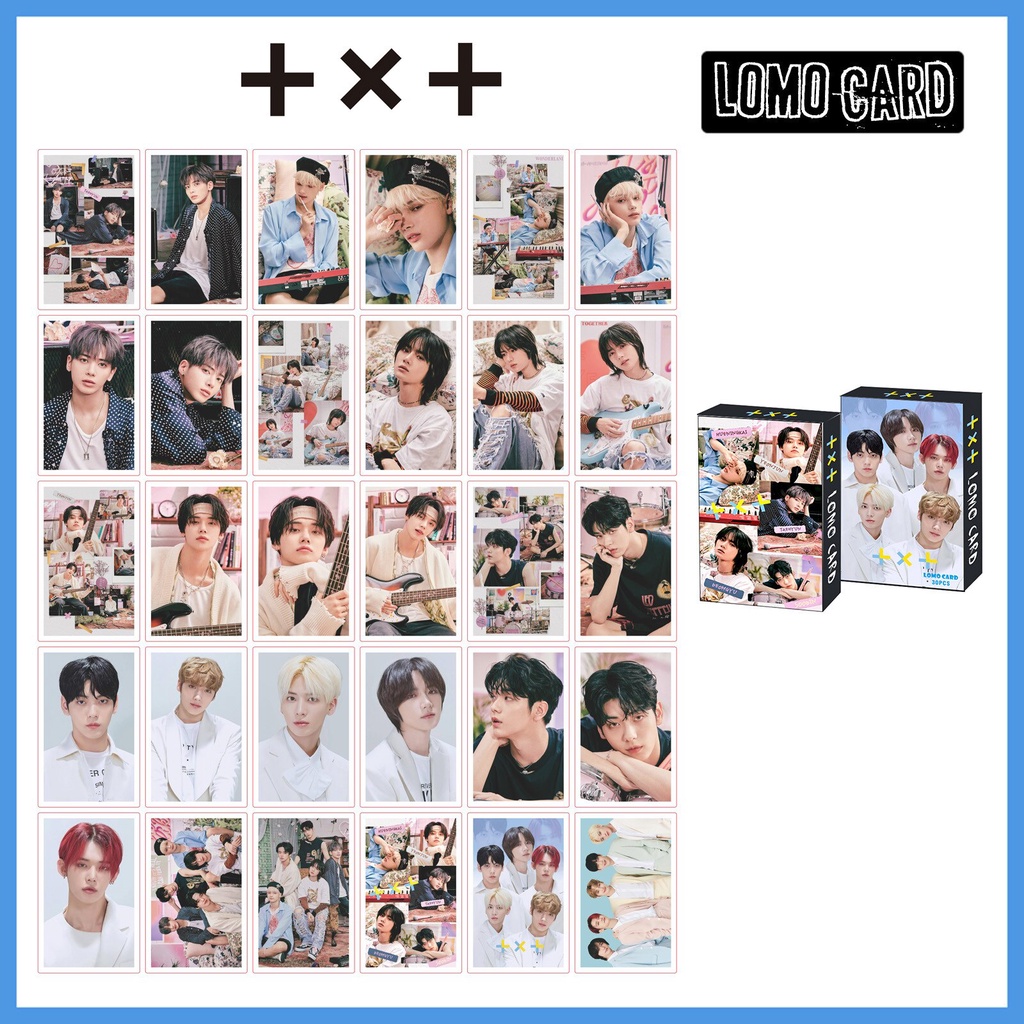 LOMO Thẻ ảnh TXT Cho Người Hâm 55 Cái/bộ Kpop