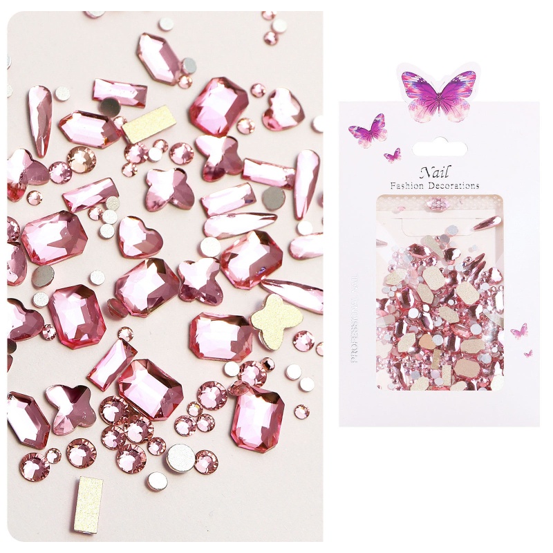 Đá 3D Nhiều Hình Dạng Đính Trang Trí Móng Tay Charms