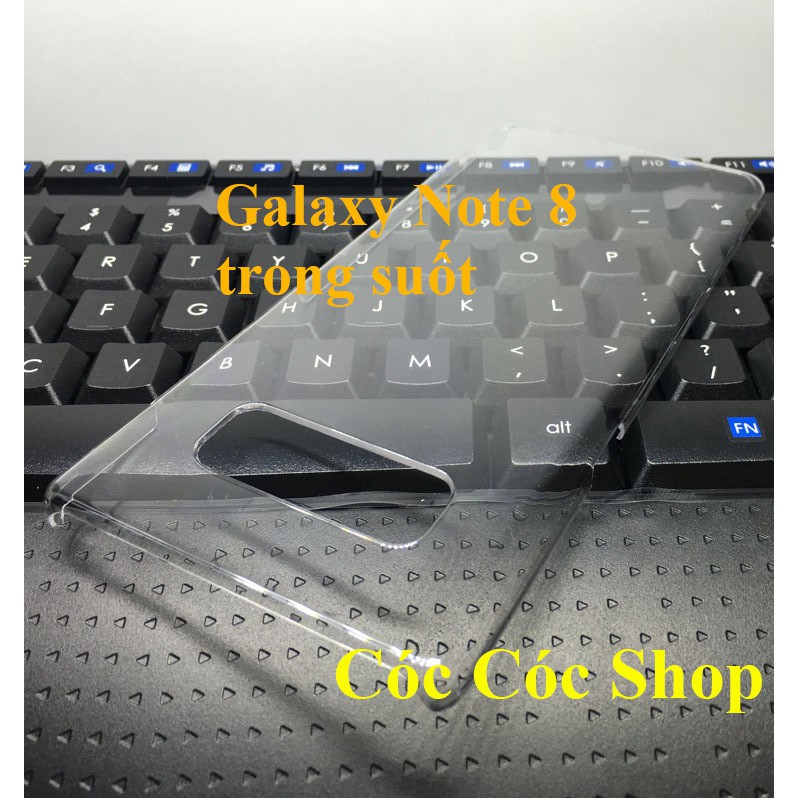 Ốp lưng Sam sung Galaxy Note 8/ S8 / S8 plus nhựa CỨNG TRONG SUỐT/ CỨNG NHÁM MỜ