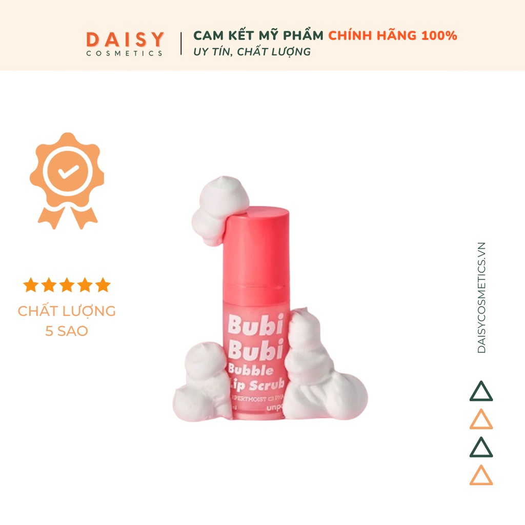 Tẩy tế bào chết môi sủi bọt Unpa Bubi Bubi Lip Scrub