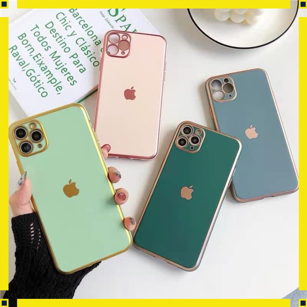 Ốp lưng iphone dẻo xi viền vuông độ iphone 12 cho 6plus/6s plus/7/7plus/8/8plus/x/xs/xs max/11/11 promax/12/12pro max